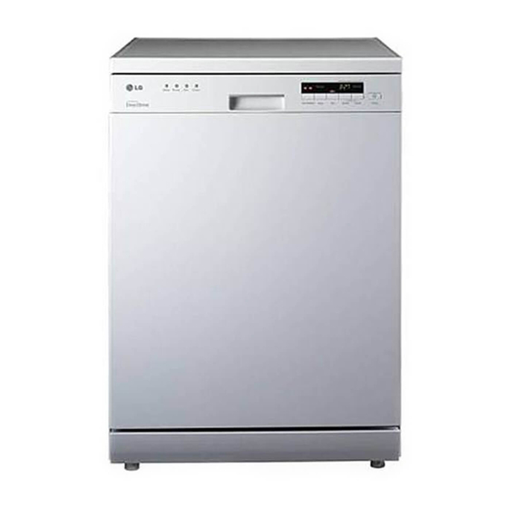 LG D1451 Series Dishwasher Manuals