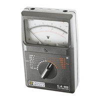 Chauvin Arnoux C.A 402 User Manual