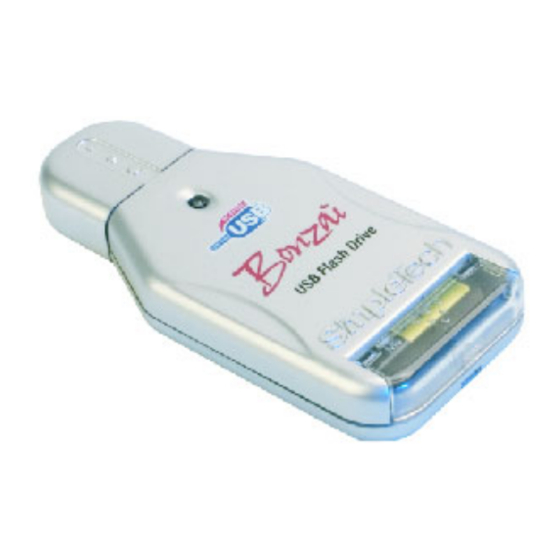 SimpleTech BONZAI STI-USB2SD/1GB Quick Start Manual