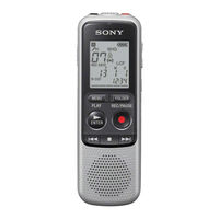 Sony ICD-BX140 Help Manual
