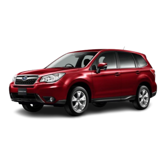 Subaru EyeSight Quick Reference Manual
