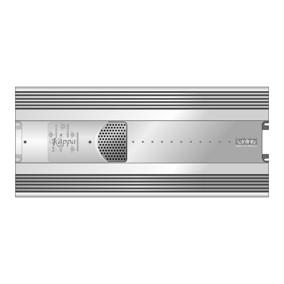 Infinity Kappa 202a Owner's Manual & Installation Manual
