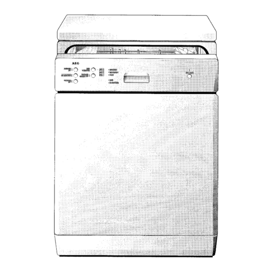 User Manuals: Electrolux EDW 1001 Dishwasher