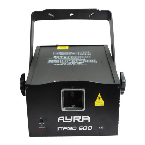 Ayra ITA3D 600 User Manual