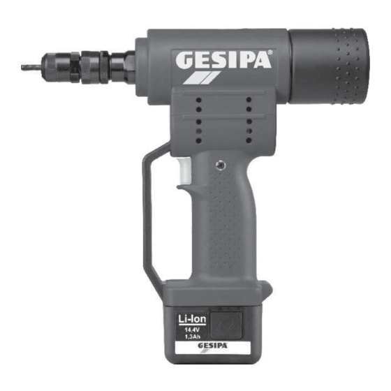 Gesipa FireBird Operating Instructions Manual