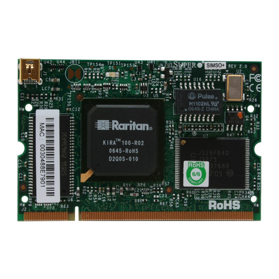Supermicro AOC-SIMSO User Manual