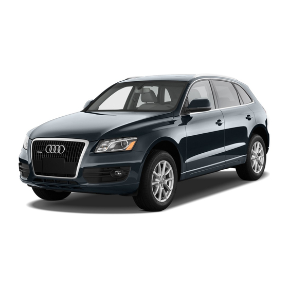 Audi Q5 2009 Quick Reference Manual