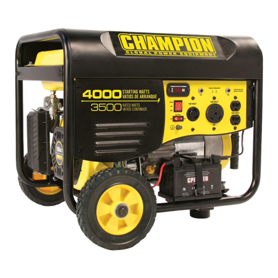 Champion 46565 Owner's Manual & Operating Instructions