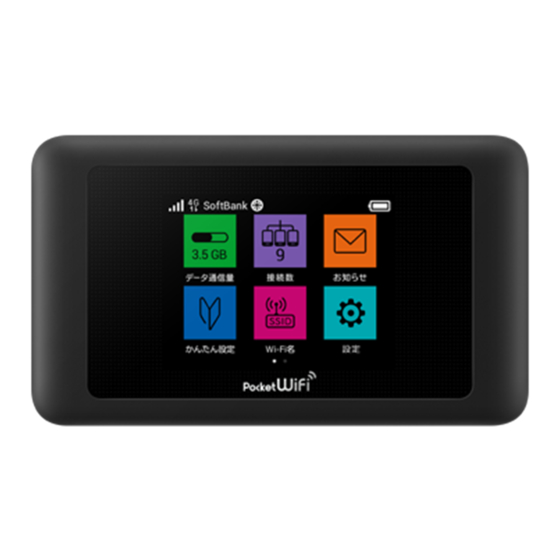 SoftBank 601HW User Manual