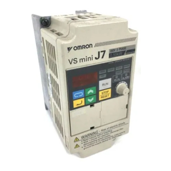 Omron VS mini J7 User Manual