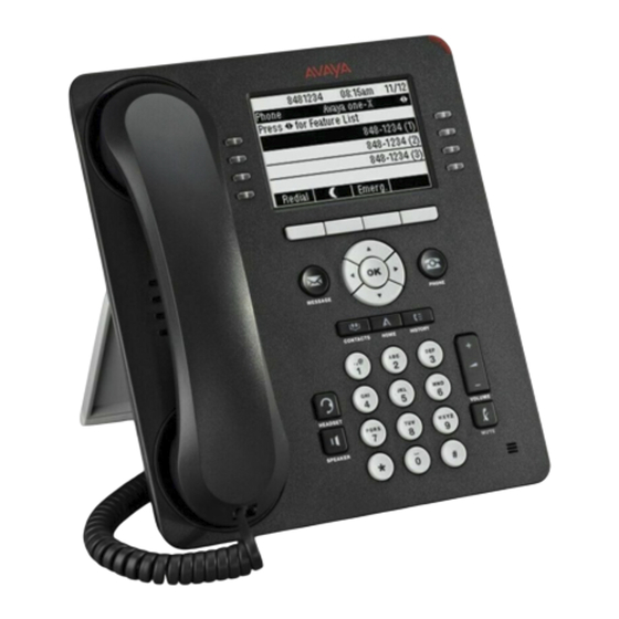 Avaya 9600 Series Instruction Manual