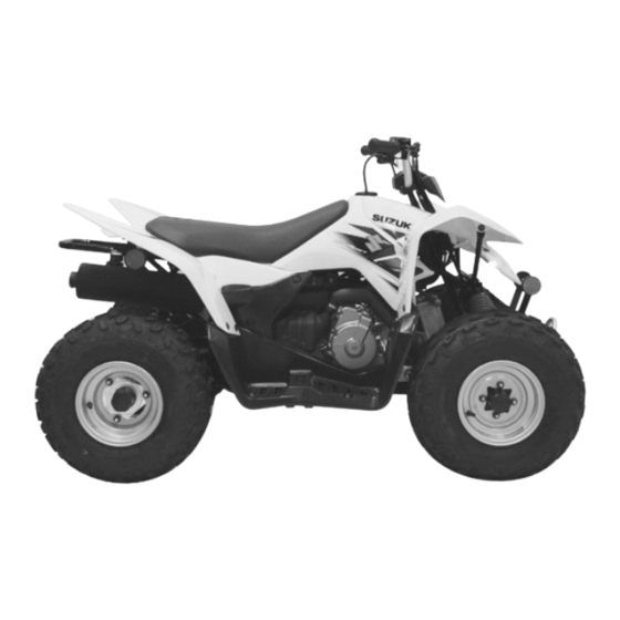 Suzuki LT-Z90K7 Setup Manual