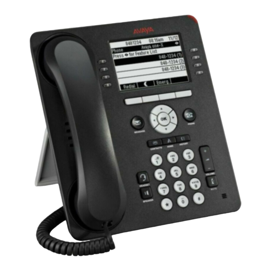 Avaya 9600 Series User Manual