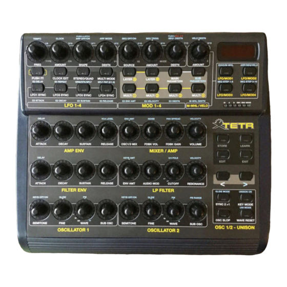 mxpand Xtetr BCR Operation Manual