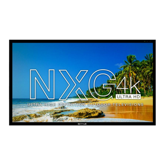 Skyvue NXG 4K-4350-L Owner's Manual