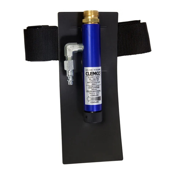 Clemco Cool-Air Tube Cat Control Manuals