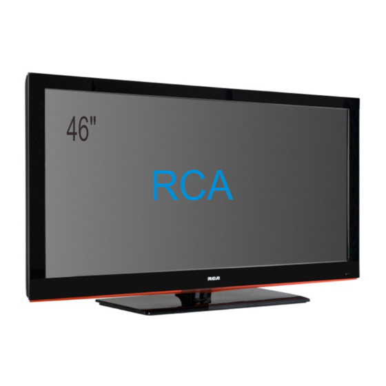 RCA 46LA45RQ User Manual