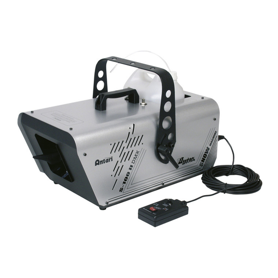 Antari S-100 II User Manual