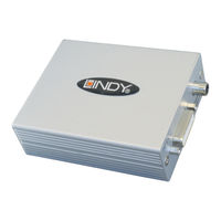 Lindy DVI + SPDIF to HDMI Converter 32559 User Manual