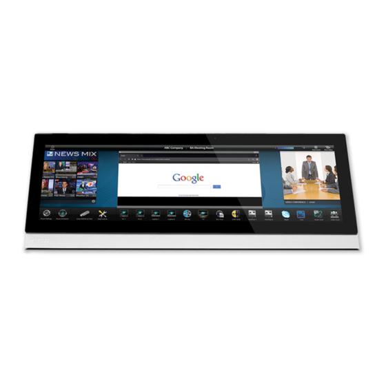 User Manuals: AMX D-1901-PAN Tabletop Touch Panel