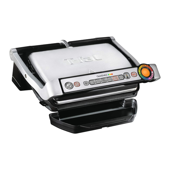 T-Fal OptiGrill Plus Instructions For Use Manual