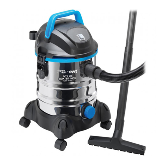 EWT Aqua Vac NTS 20 BOXTER INOX Manual