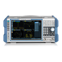 Rohde & Schwarz R&S ZNLE3 User Manual