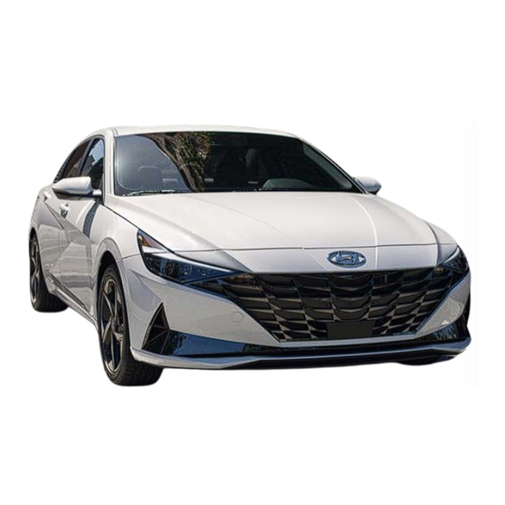 Hyundai ELANTRA HYBRID Quick Reference Manual