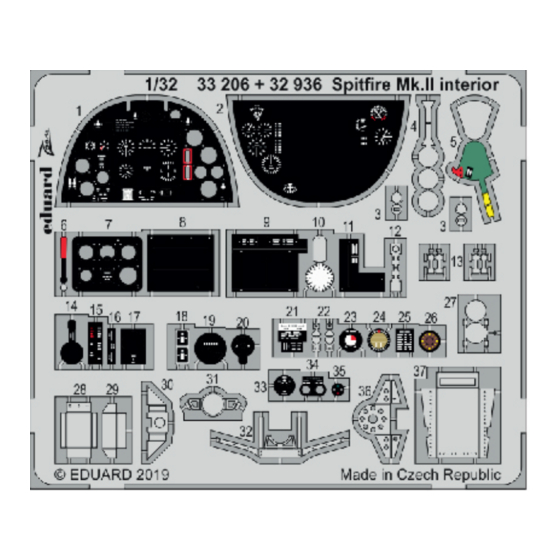 Eduard Spitfire Mk.II interior Manual
