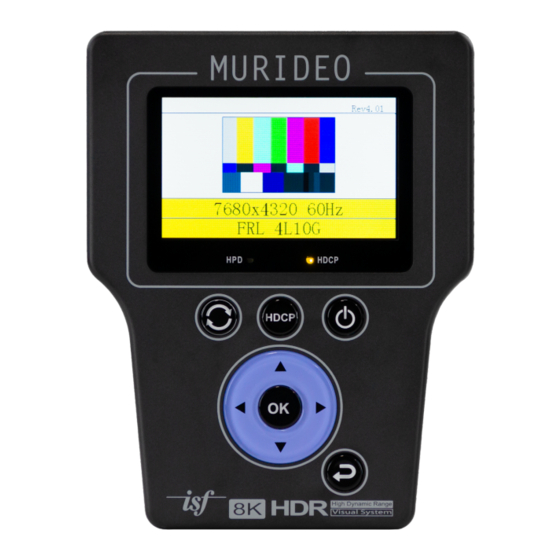 Murideo MU-SIX-G-8K Manuals