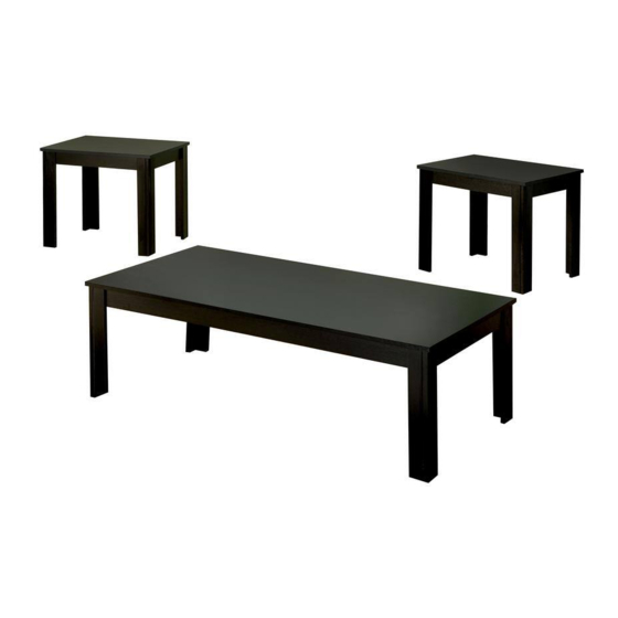 Furniture of America CM4144-3PK Assembly Instructions Manual