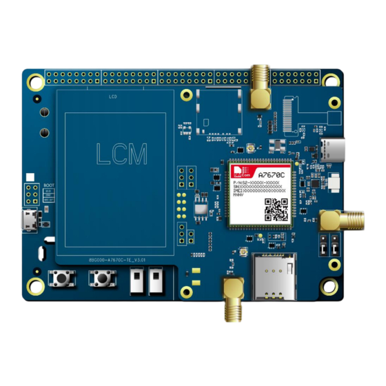 SimCom TEKIT A7672X Manuals