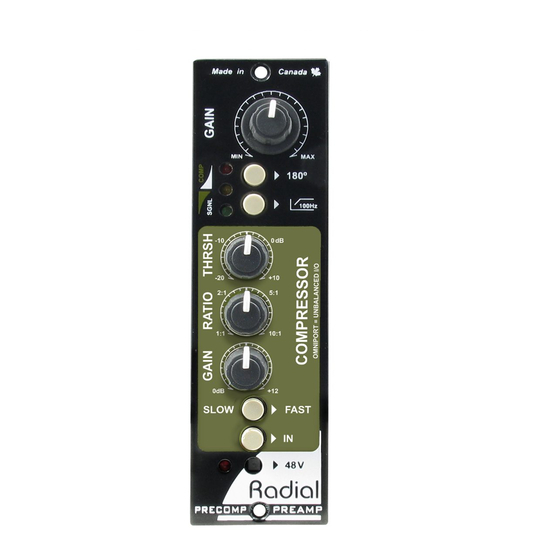 Radial Engineering PreComp 500 series User Manual