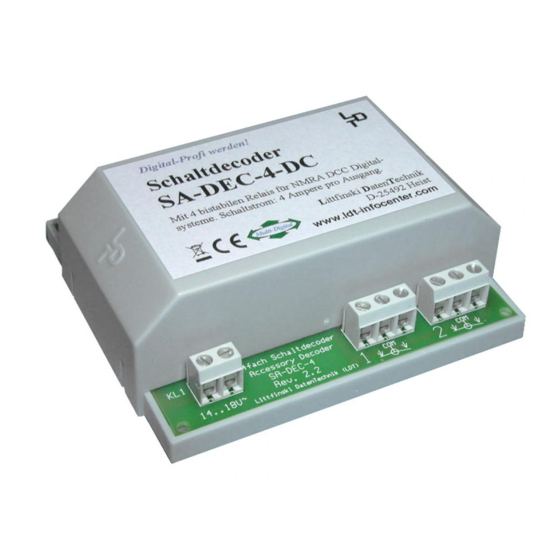 LDT SA-DEC-4-DC-G Operating	 Instruction