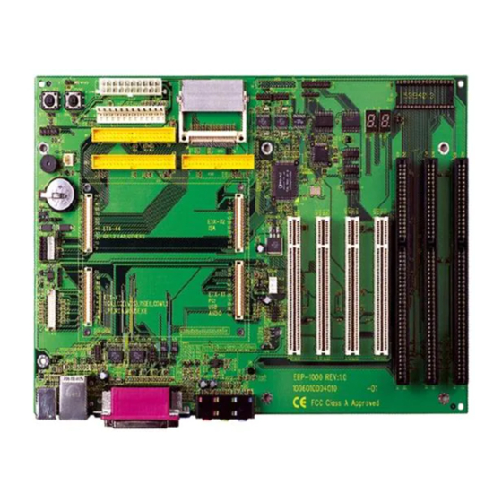 User Manuals: Arbor Technology PBE-1000 Motherboard
