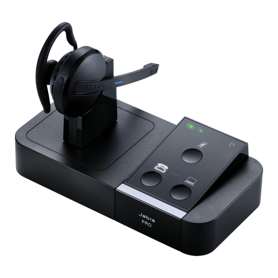 Jabra Pro 9450 Duo Quick Start Manual
