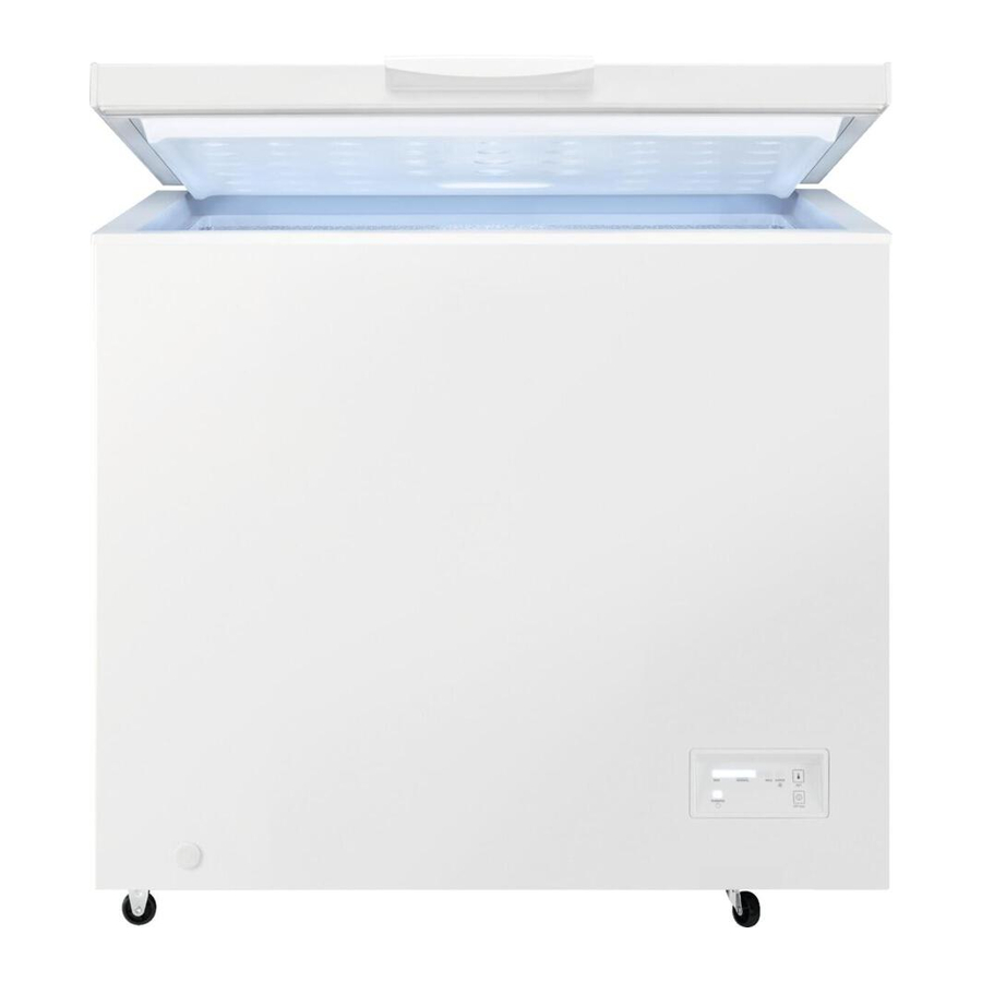 Zanussi ZCAN20FW1 - Chest Freezer Manual