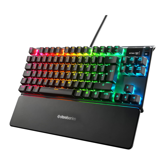 SteelSeries Apex Pro TKL Wireless Product Information Manual