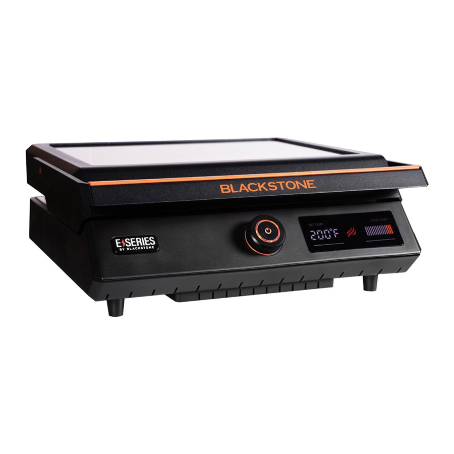 Blackstone E Series, 8000EU - Griddle Manual