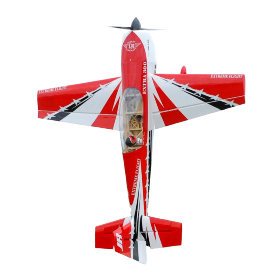 Extreme Flight RC 104" EXTRA 300 ARF Assembly Manual