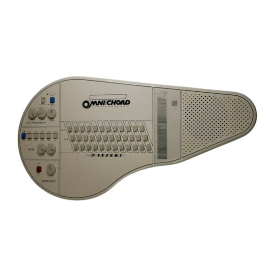 Suzuki Omnichord Instruction Manual