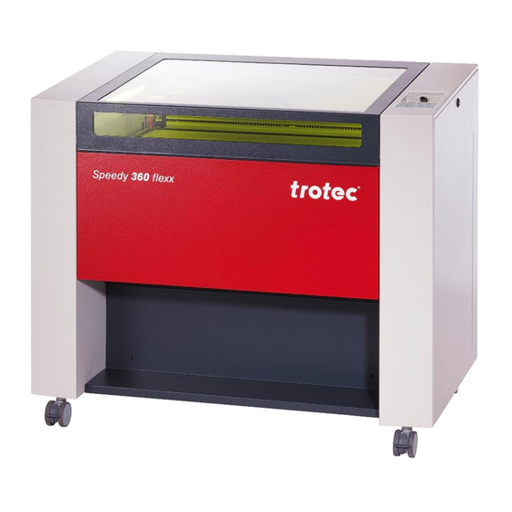 Trotec Speedy 360 flexx Operation Manual