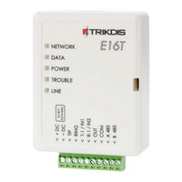 Trikdis E16T User Manual