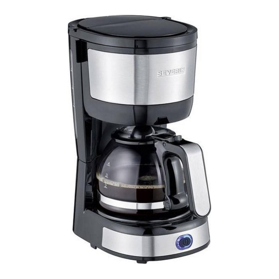 SEVERIN KA 4808 Instructions For Use Manual