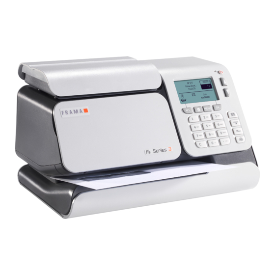 Frama Fs 3 Series Quick Installation Manual