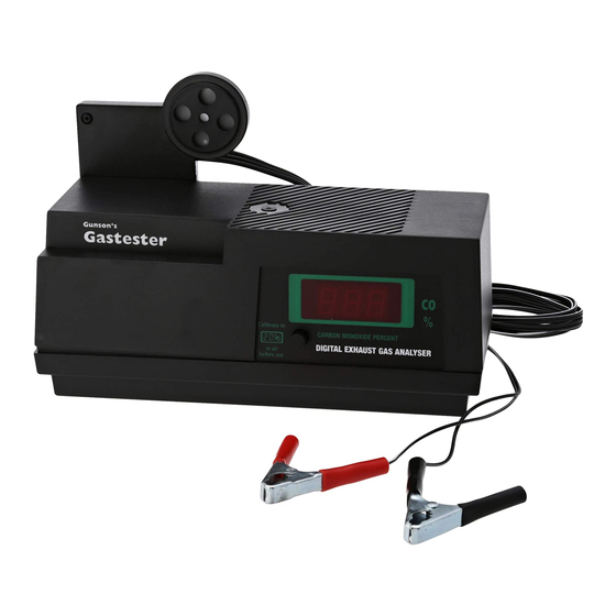 Gunson Gastester Digital G4125 Instructions