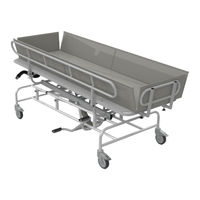 FREEWAY Height Adjustable Shower Trolley with Liner 1900mm User Manual