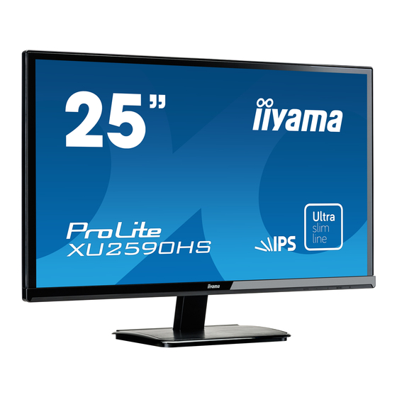 Iiyama ProLite XU2590HS User Manual