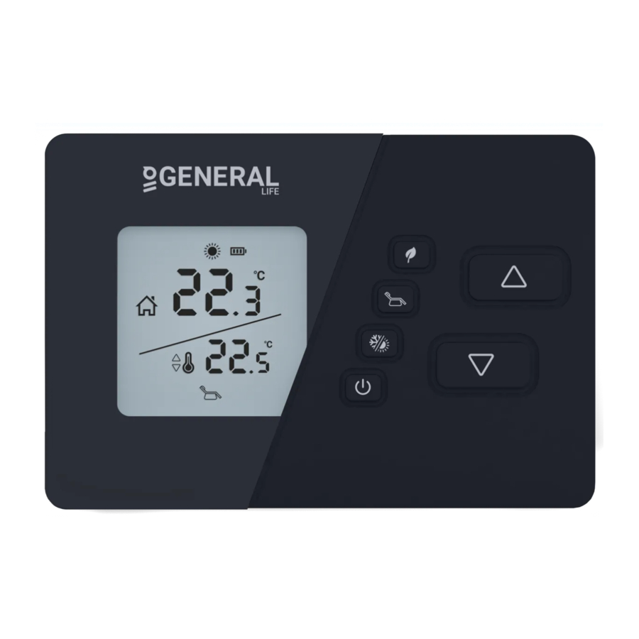 GENERAL Life NORA 270S - Digital Room Thermostat Manual