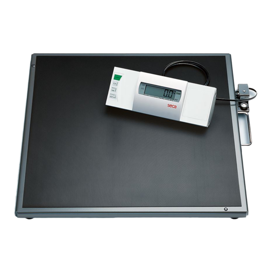 Seca 634 Instruction Manual And Guarantee